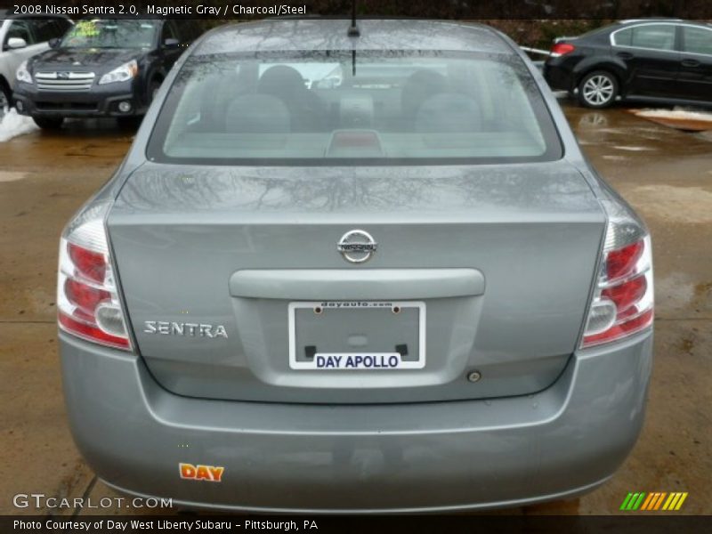 Magnetic Gray / Charcoal/Steel 2008 Nissan Sentra 2.0