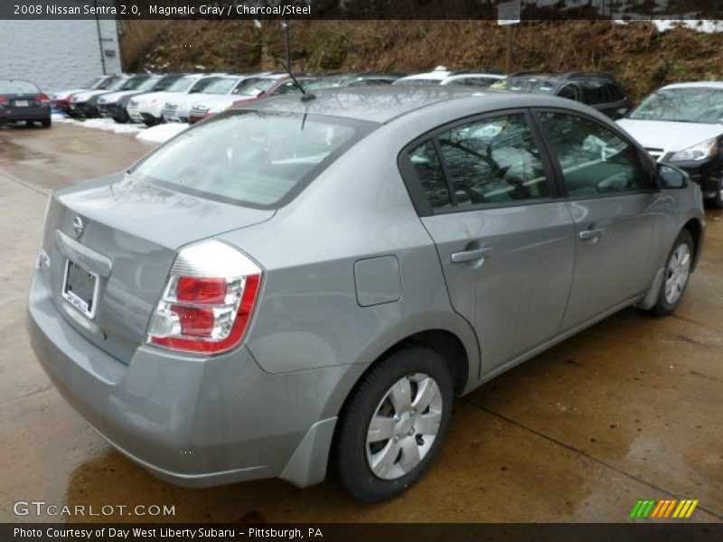 Magnetic Gray / Charcoal/Steel 2008 Nissan Sentra 2.0