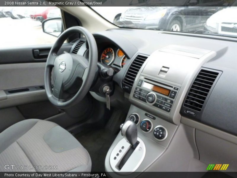 Magnetic Gray / Charcoal/Steel 2008 Nissan Sentra 2.0