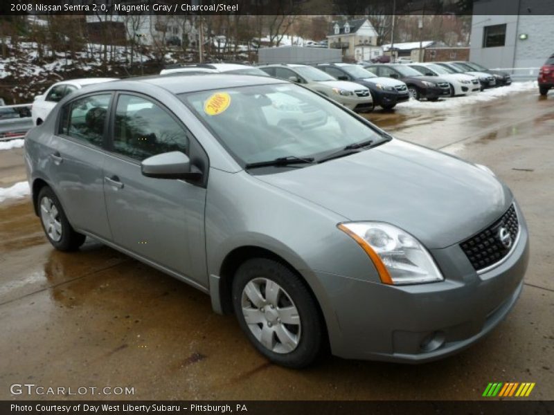 Magnetic Gray / Charcoal/Steel 2008 Nissan Sentra 2.0