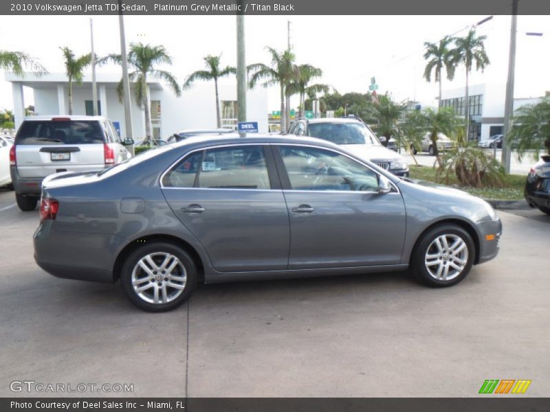 Platinum Grey Metallic / Titan Black 2010 Volkswagen Jetta TDI Sedan