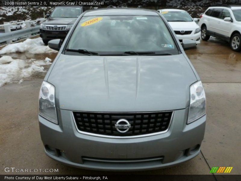 Magnetic Gray / Charcoal/Steel 2008 Nissan Sentra 2.0