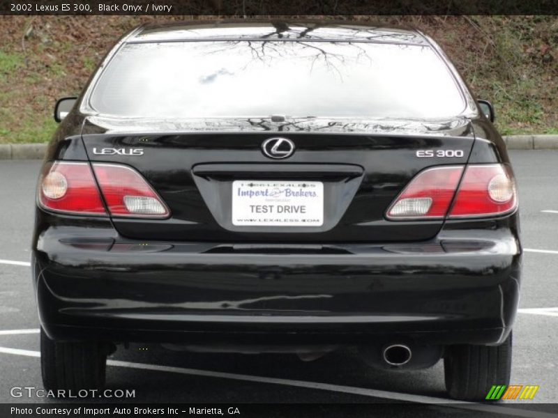 Black Onyx / Ivory 2002 Lexus ES 300