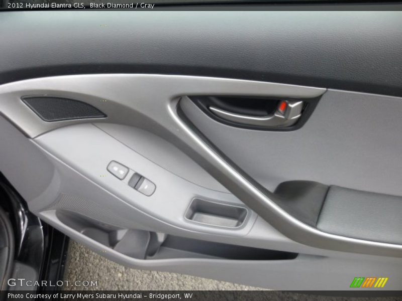 Black Diamond / Gray 2012 Hyundai Elantra GLS