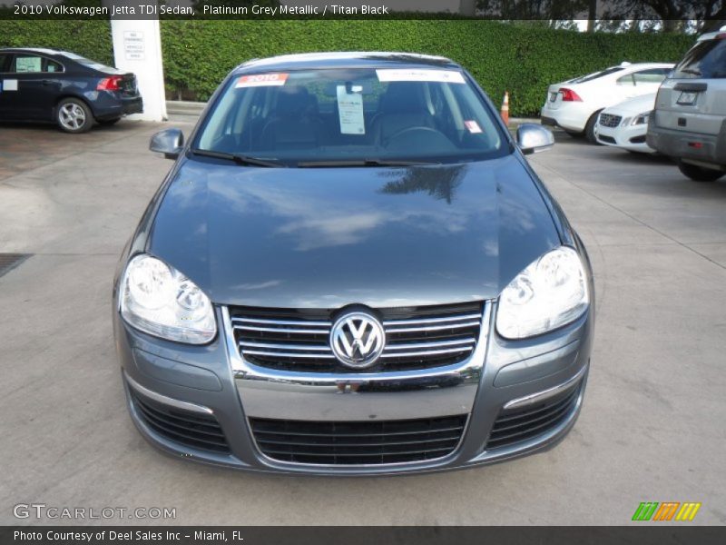 Platinum Grey Metallic / Titan Black 2010 Volkswagen Jetta TDI Sedan