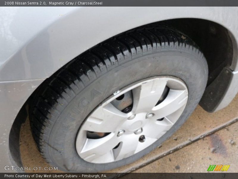 Magnetic Gray / Charcoal/Steel 2008 Nissan Sentra 2.0