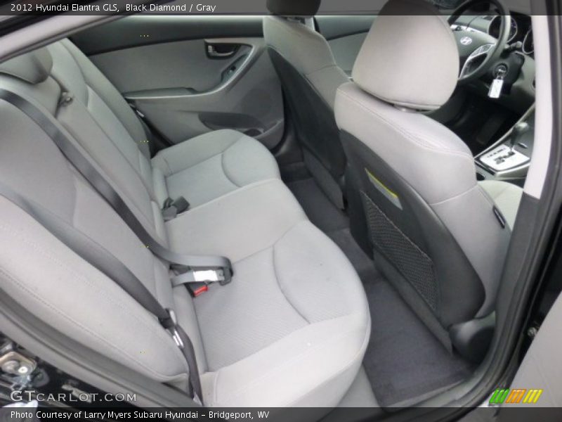 Black Diamond / Gray 2012 Hyundai Elantra GLS