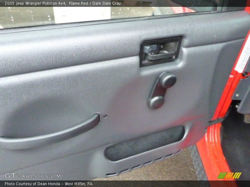 Flame Red / Dark Slate Gray 2005 Jeep Wrangler Rubicon 4x4