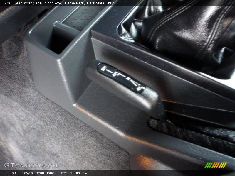 Flame Red / Dark Slate Gray 2005 Jeep Wrangler Rubicon 4x4
