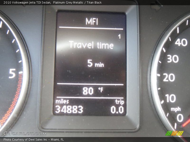 Platinum Grey Metallic / Titan Black 2010 Volkswagen Jetta TDI Sedan
