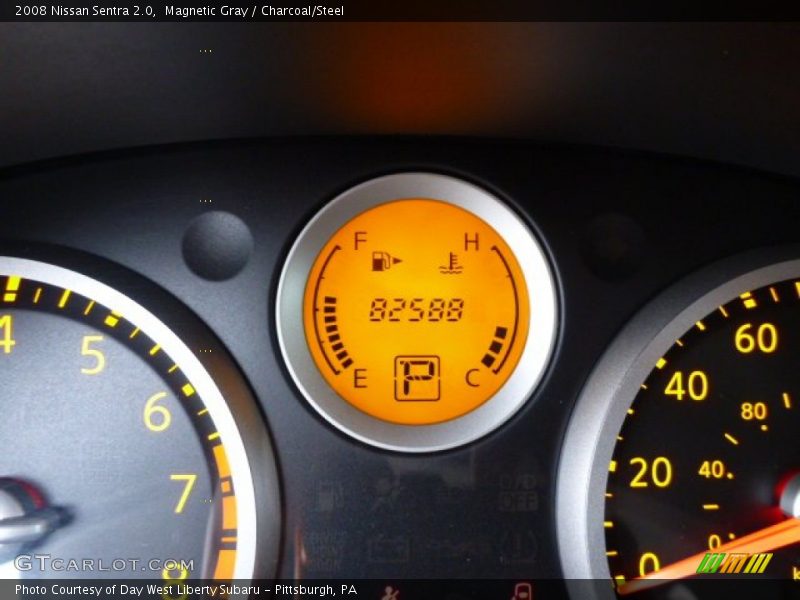 Magnetic Gray / Charcoal/Steel 2008 Nissan Sentra 2.0