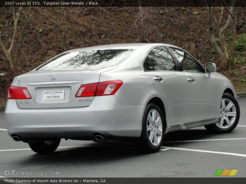 Tungsten Silver Metallic / Black 2007 Lexus ES 350