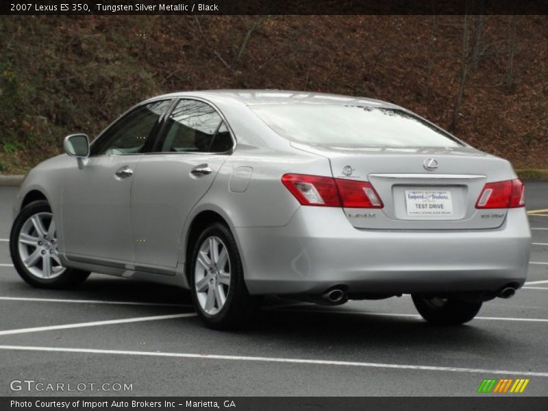 Tungsten Silver Metallic / Black 2007 Lexus ES 350