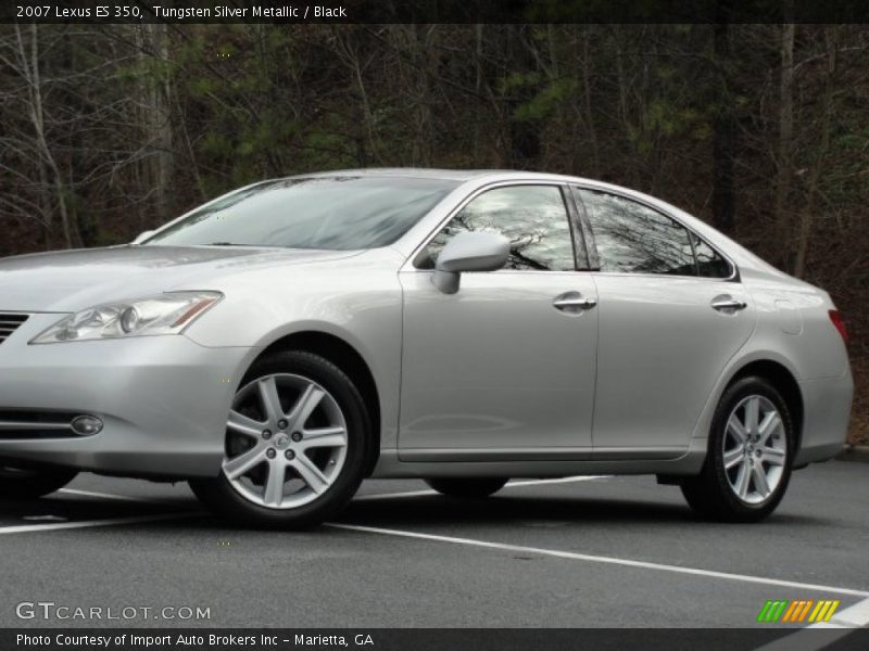 Tungsten Silver Metallic / Black 2007 Lexus ES 350