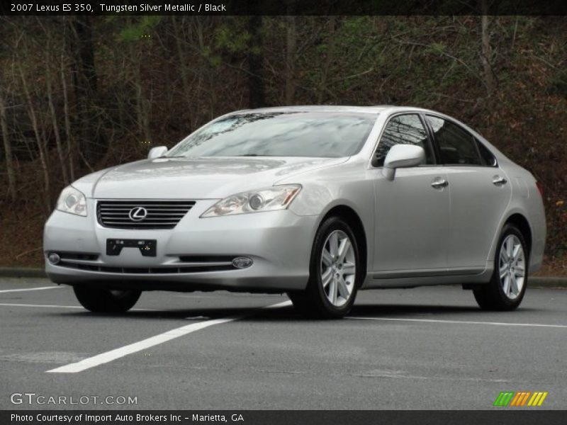 Tungsten Silver Metallic / Black 2007 Lexus ES 350