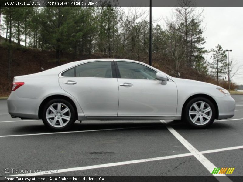 Tungsten Silver Metallic / Black 2007 Lexus ES 350