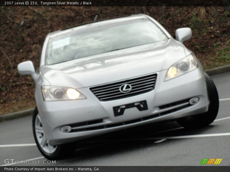 Tungsten Silver Metallic / Black 2007 Lexus ES 350