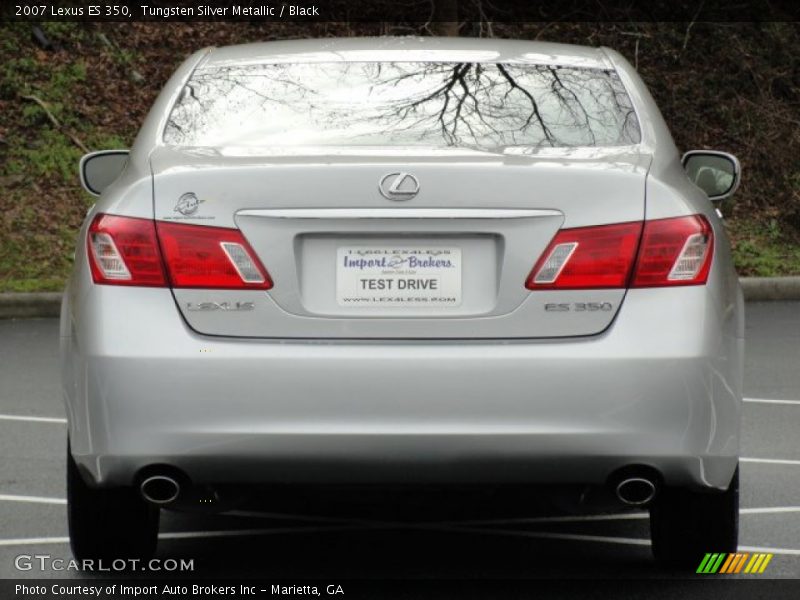 Tungsten Silver Metallic / Black 2007 Lexus ES 350