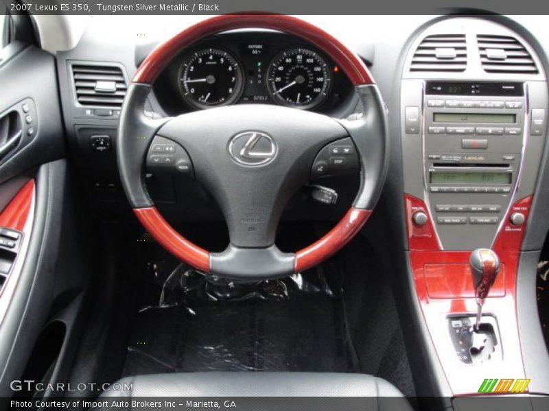 Tungsten Silver Metallic / Black 2007 Lexus ES 350