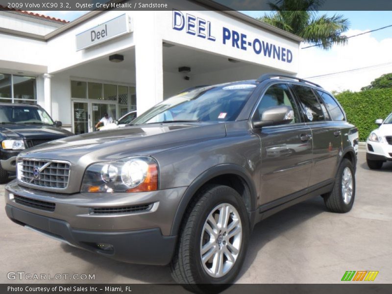 Oyster Grey Metallic / Sandstone 2009 Volvo XC90 3.2