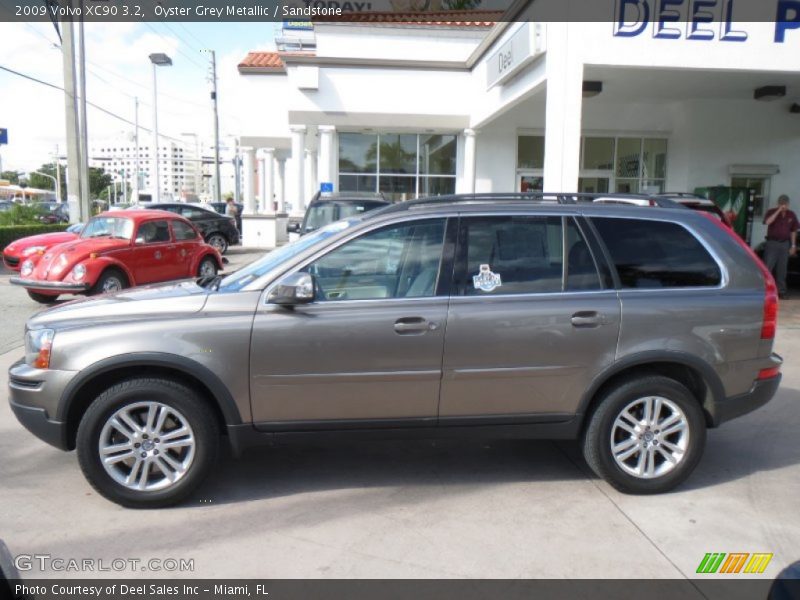 Oyster Grey Metallic / Sandstone 2009 Volvo XC90 3.2