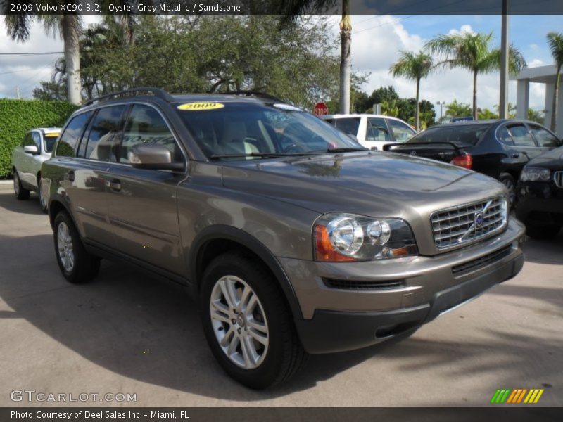 Oyster Grey Metallic / Sandstone 2009 Volvo XC90 3.2