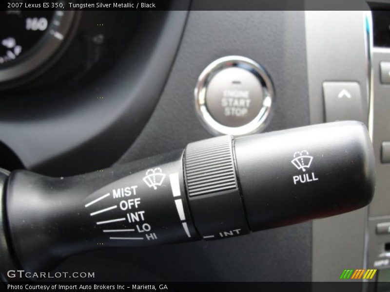 Tungsten Silver Metallic / Black 2007 Lexus ES 350