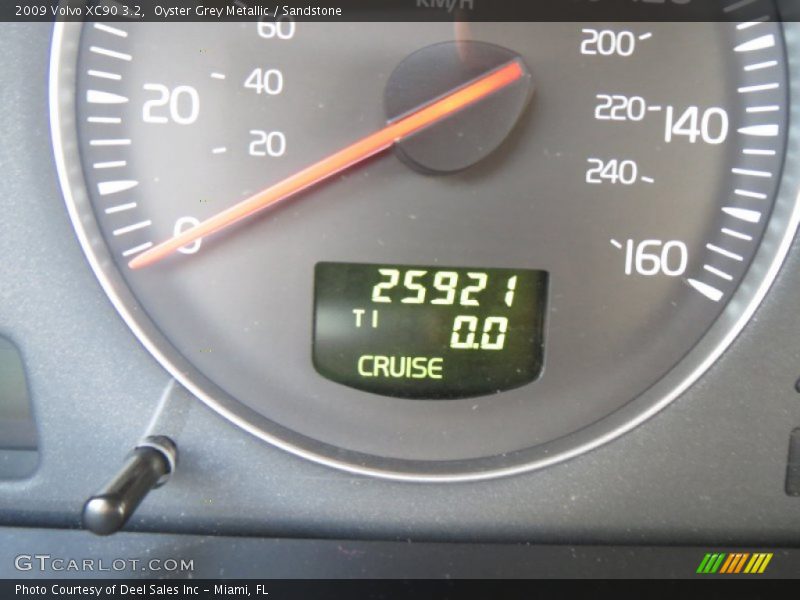 Oyster Grey Metallic / Sandstone 2009 Volvo XC90 3.2