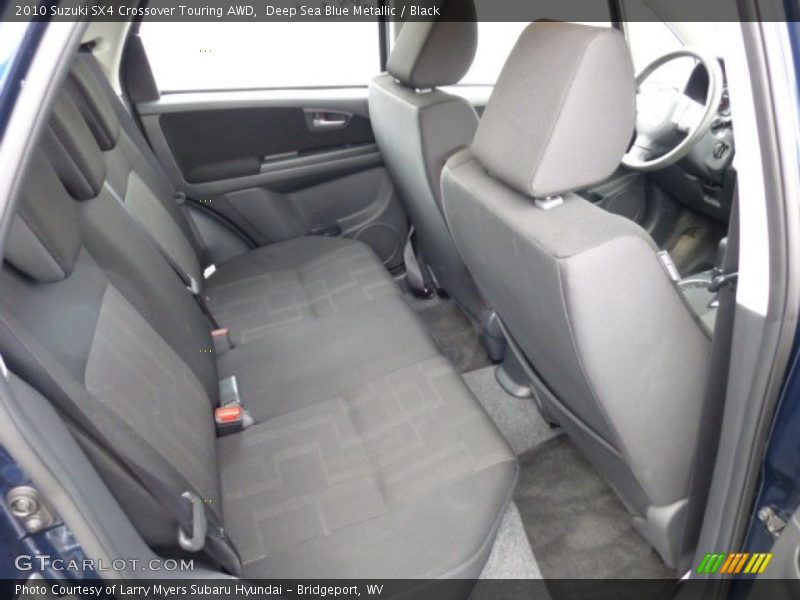 Deep Sea Blue Metallic / Black 2010 Suzuki SX4 Crossover Touring AWD