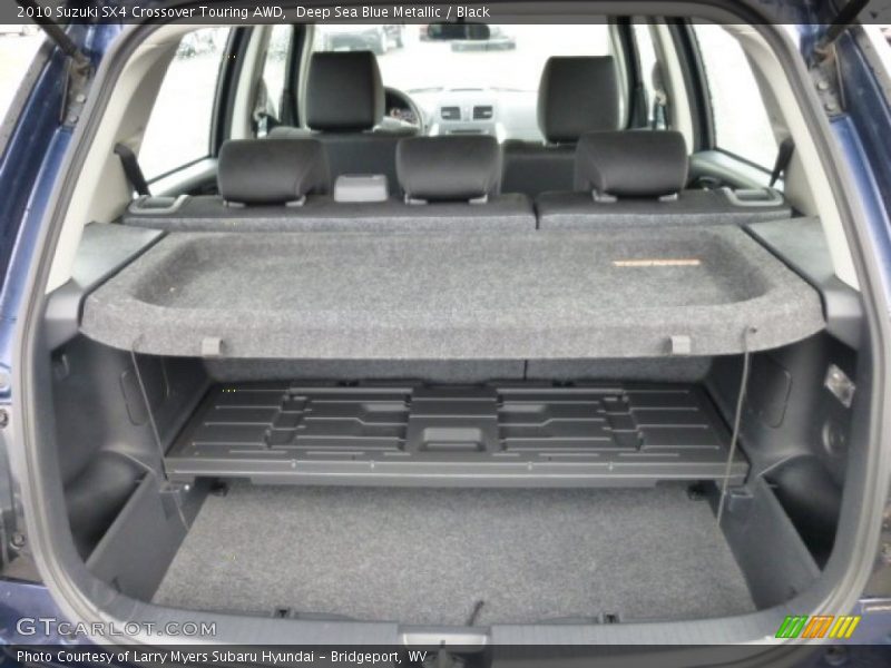 Deep Sea Blue Metallic / Black 2010 Suzuki SX4 Crossover Touring AWD