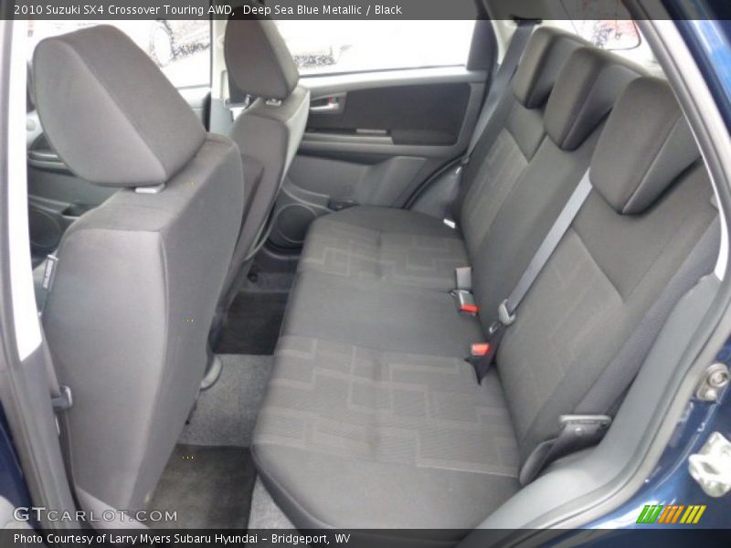 Deep Sea Blue Metallic / Black 2010 Suzuki SX4 Crossover Touring AWD