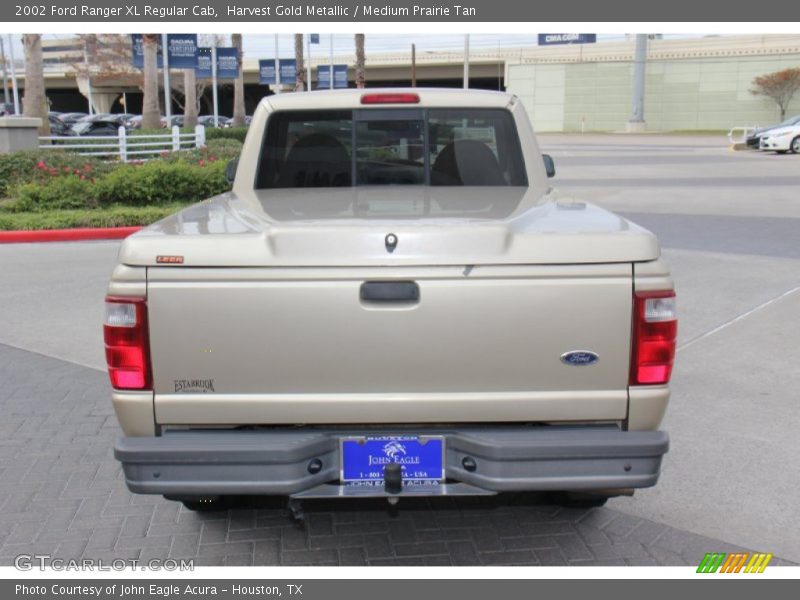 Harvest Gold Metallic / Medium Prairie Tan 2002 Ford Ranger XL Regular Cab