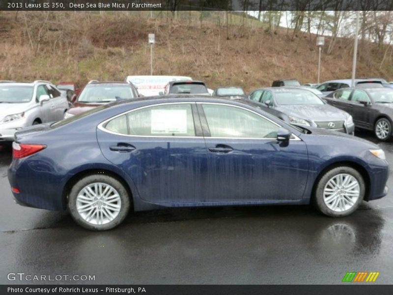 Deep Sea Blue Mica / Parchment 2013 Lexus ES 350