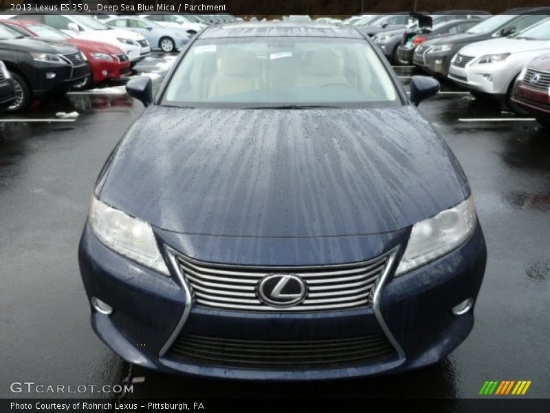 Deep Sea Blue Mica / Parchment 2013 Lexus ES 350