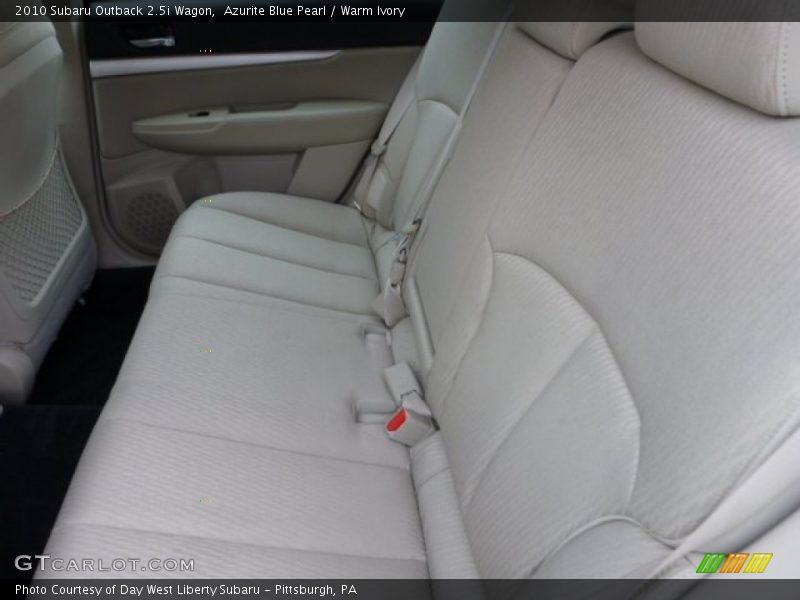 Azurite Blue Pearl / Warm Ivory 2010 Subaru Outback 2.5i Wagon