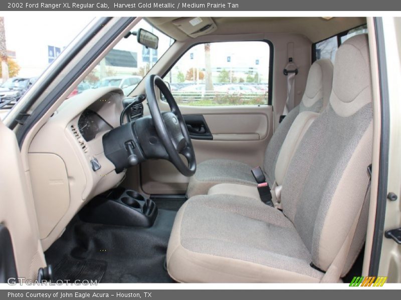 Harvest Gold Metallic / Medium Prairie Tan 2002 Ford Ranger XL Regular Cab