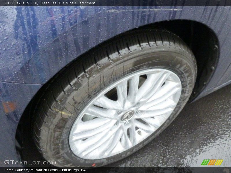 Deep Sea Blue Mica / Parchment 2013 Lexus ES 350
