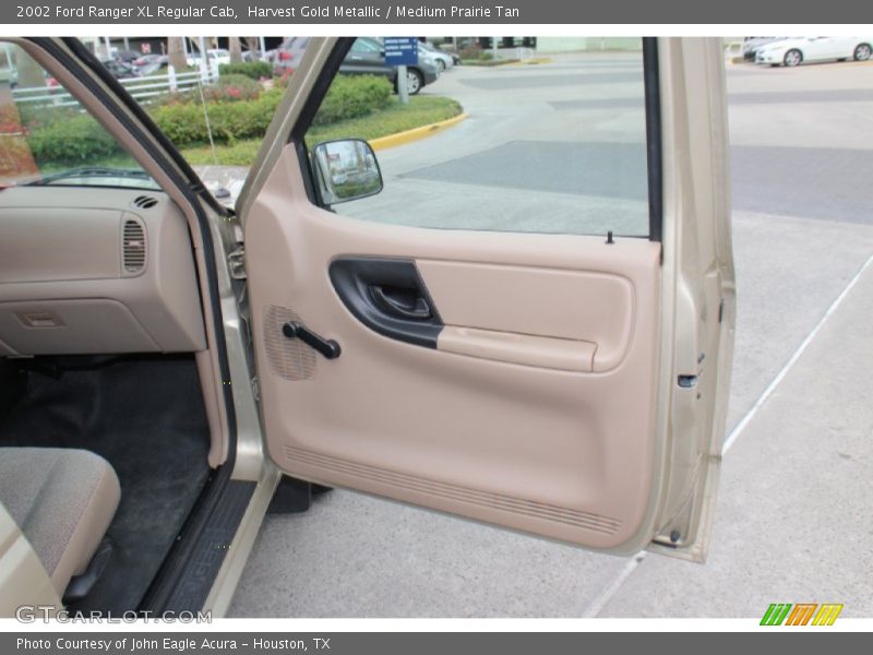 Harvest Gold Metallic / Medium Prairie Tan 2002 Ford Ranger XL Regular Cab