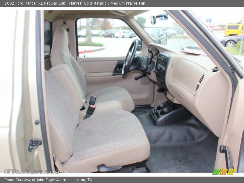Harvest Gold Metallic / Medium Prairie Tan 2002 Ford Ranger XL Regular Cab
