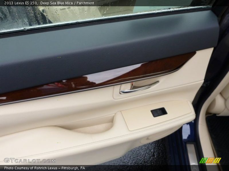 Deep Sea Blue Mica / Parchment 2013 Lexus ES 350