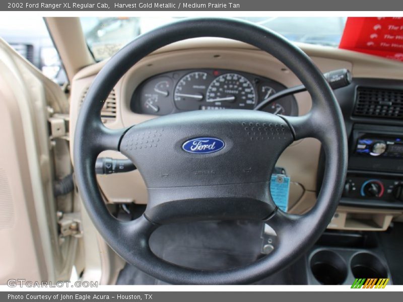 Harvest Gold Metallic / Medium Prairie Tan 2002 Ford Ranger XL Regular Cab
