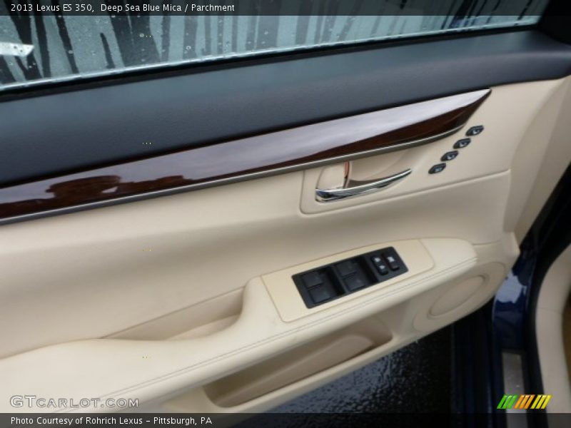 Deep Sea Blue Mica / Parchment 2013 Lexus ES 350