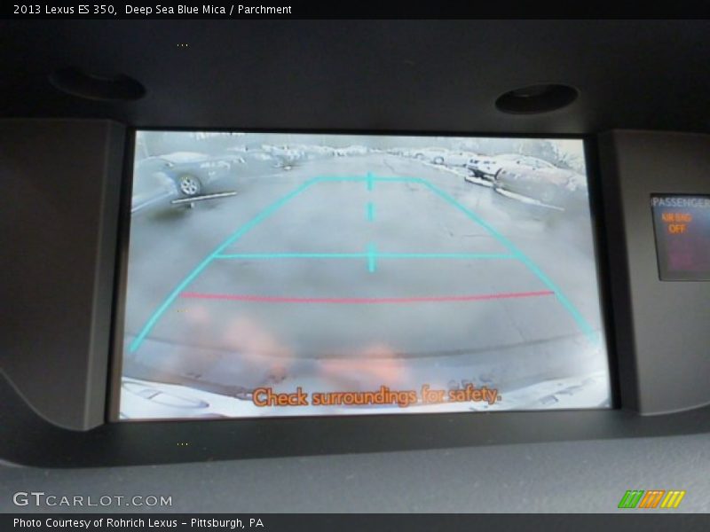 Deep Sea Blue Mica / Parchment 2013 Lexus ES 350