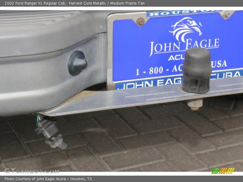 Harvest Gold Metallic / Medium Prairie Tan 2002 Ford Ranger XL Regular Cab