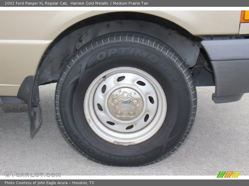 Harvest Gold Metallic / Medium Prairie Tan 2002 Ford Ranger XL Regular Cab