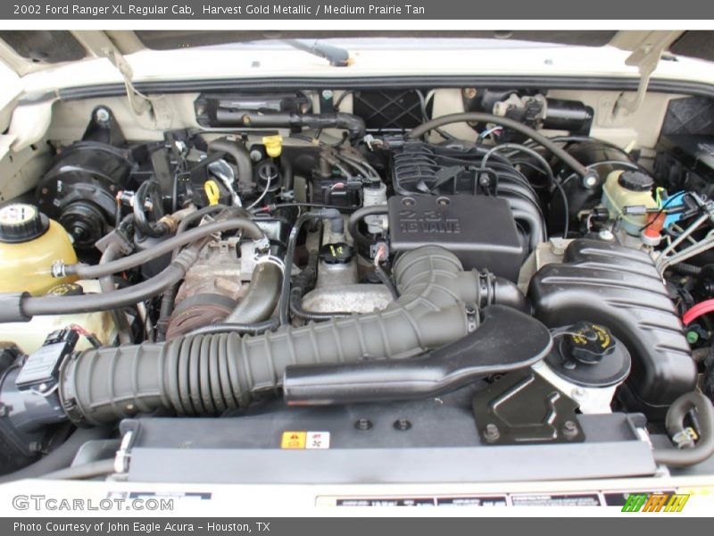 Harvest Gold Metallic / Medium Prairie Tan 2002 Ford Ranger XL Regular Cab