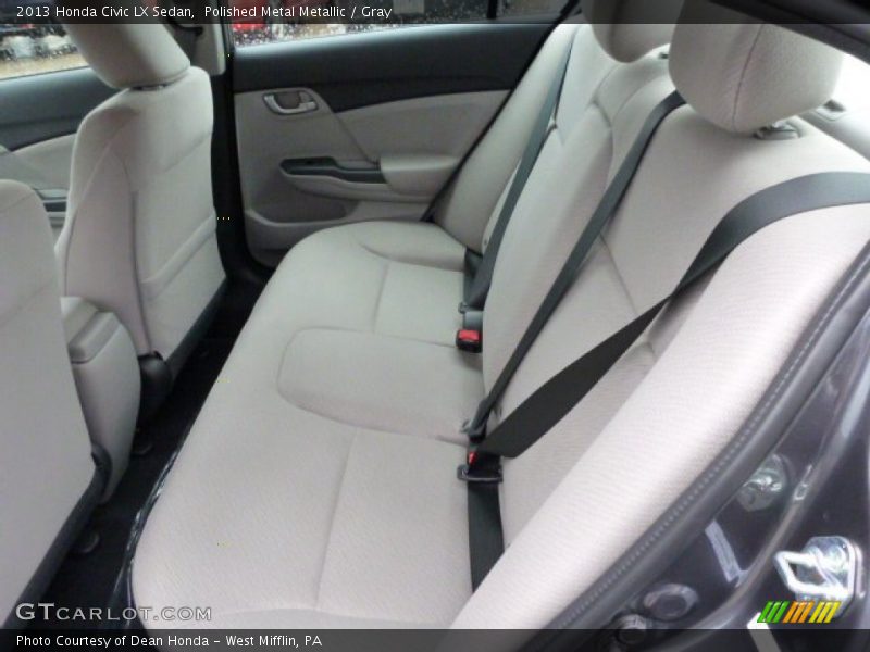 Rear Seat of 2013 Civic LX Sedan