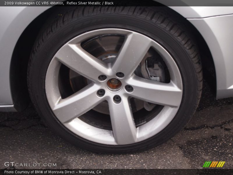 Reflex Silver Metallic / Black 2009 Volkswagen CC VR6 4Motion