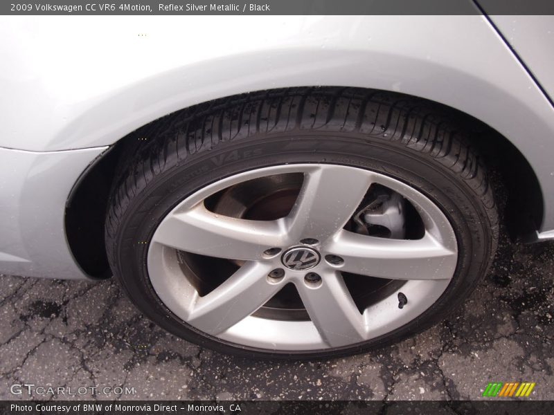 Reflex Silver Metallic / Black 2009 Volkswagen CC VR6 4Motion