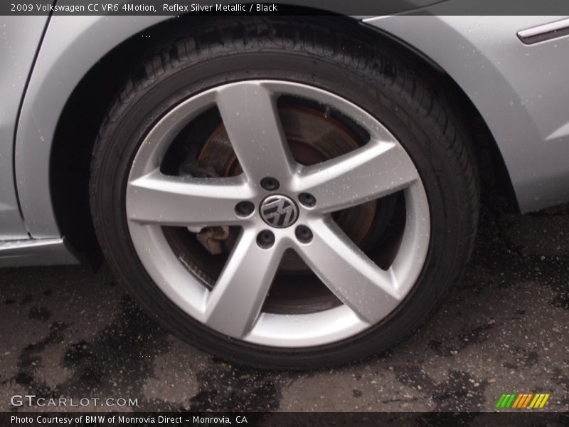 Reflex Silver Metallic / Black 2009 Volkswagen CC VR6 4Motion
